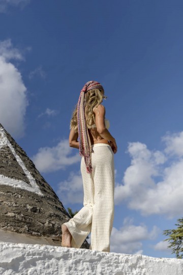 BRISA WHITE LOUISE PANTS