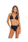 BLACK CURTAIN HIGH-RISE BIKINI BOTTOMS