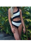 MAILLOT UNE PIECE VANILLE NERO